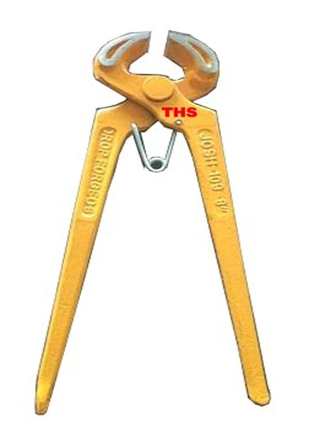 THS Carpenters Spring Pincers Wire Cutting Pliers Nail Puller 8 inch / 200mm Non Insulated Pack of 1pcs - Image 2